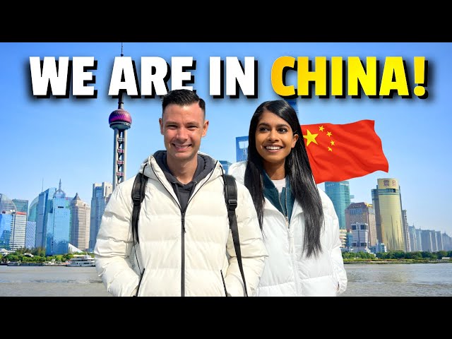 OUR FIRST TIME IN CHINA SHOCKED US! FIRST DAY IN SHANGHAI 上海 🇨🇳