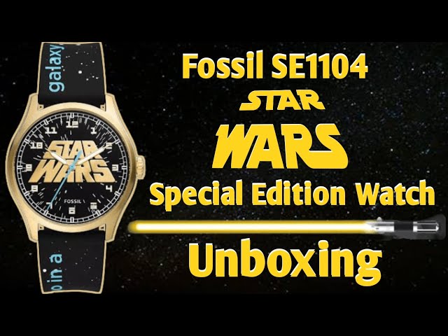 Special Edition Star Wars x Fossil Unisex Watch | Fossil-SE1104 Unboxing | Under ₹5000