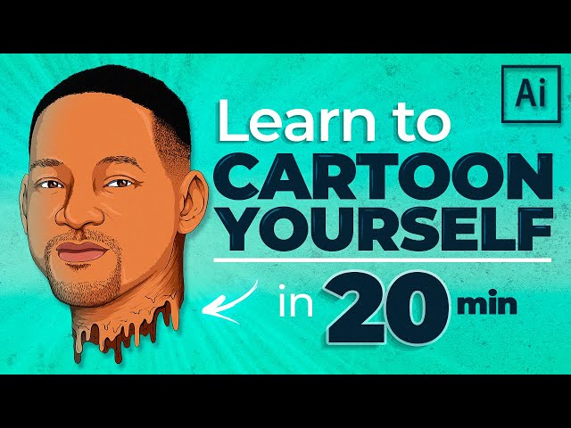 How to CARTOON Yourself · Step by Step | Illustrator Tutorial