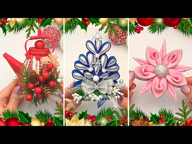 Christmas Craft Ideas 🎅 3 Ideas Christmas Tree Decorations 🎁 DIY Christmas Craft 2023