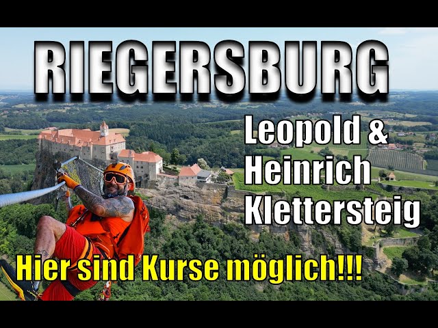 😍DIE RIEGERSBURG | LEOPOLD & HEINRICH KLETTERSTEIG | FUN FÜR GROSS UND KLEIN | Klettersteigkurse