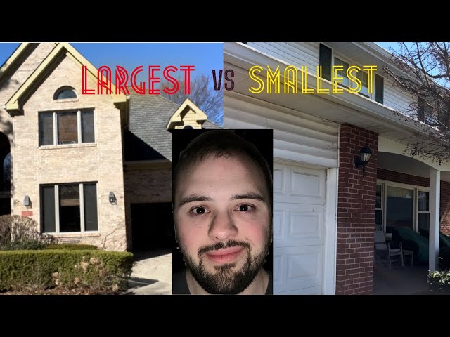 Surviving Largest vs Smallest House #tour