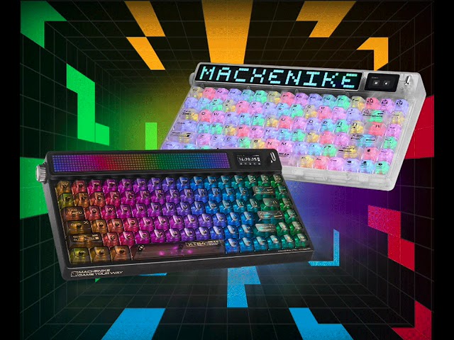 Machenike KT84, Retro-Style Keyboard with Pixel Screen