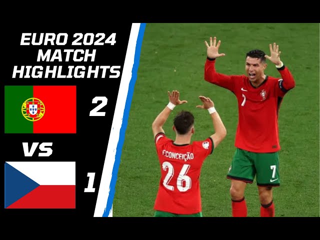 🔴Portugal vs Czechia ⚽⚽🎇🎇🇵🇹🇨🇿 Euro 2024 Match Highlights #portugalvsczechia #highlights #euro2024