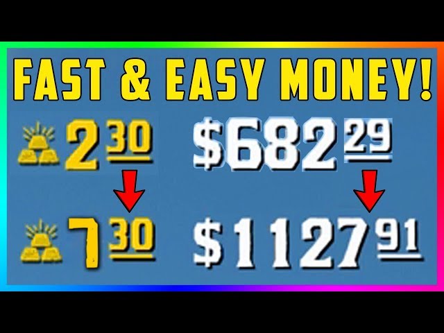 Red Dead Online - How To Make EASY & FAST Money! Earn OVER $500+ An Hour With These Simple Steps!