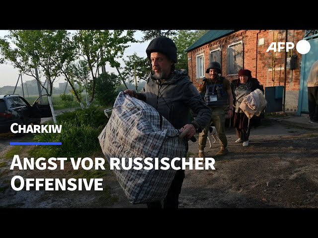Russische Großoffensive: Evakuierungen im ukrainischen Charkiw | AFP