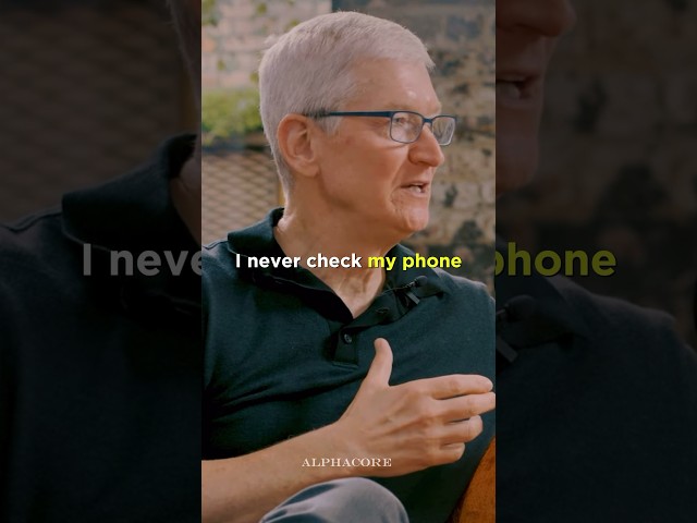Day in a life of Tim Cook - CEO of Apple