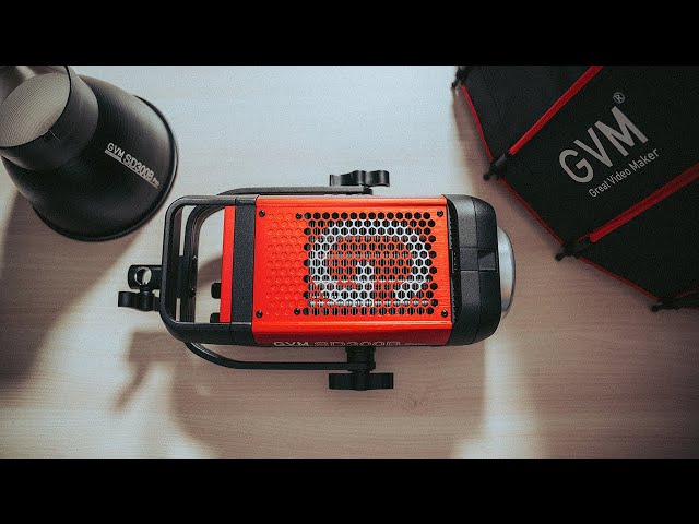 The One Light You Need - GVM PRO-SD300B - For Photography & Filmmaking