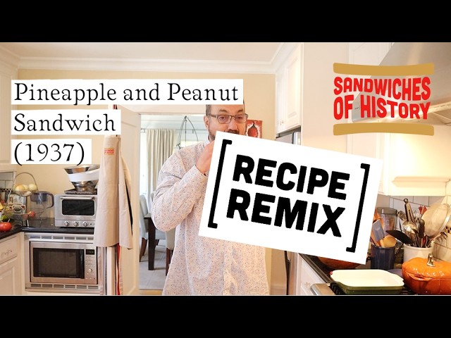Recipe Remix! Pineapple and Peanut Sandwich (1937) on Sandwiches of History⁣