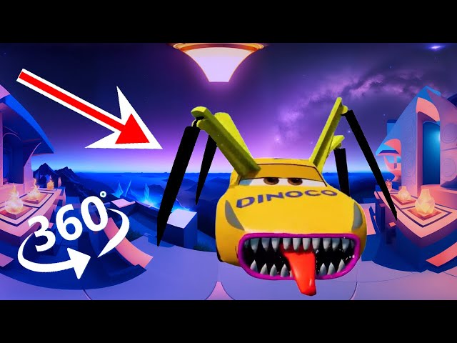 FIND McQueen. Lightning McQueen Eater - looking for a challenge 360° VR video