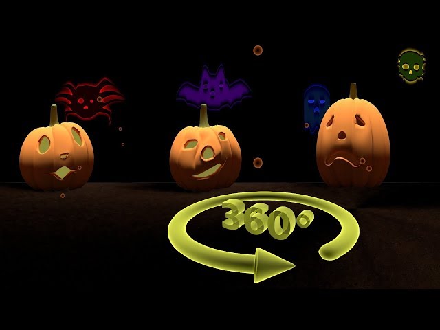 Emergy 8 - Free Your Mind (Lo-Fi Hip Hop, VR 360, Audio React Halloween Dancing Pumpkins Visualizer)