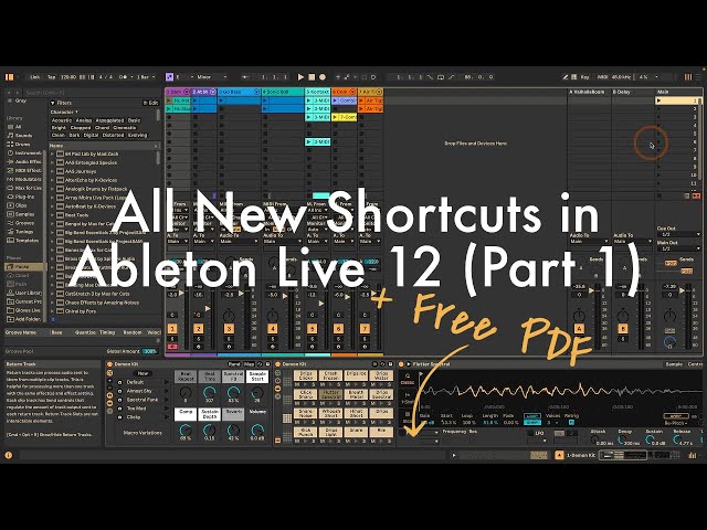 All New Shortcuts in Ableton Live 12 (Part 1)