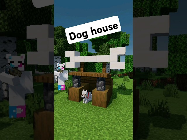 DOG HOUSE IN MINECRAFT!!! 🤩🤩🤩