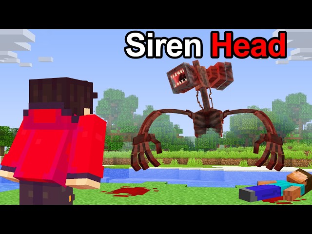 We Survived Siren Head in Minecraft..
