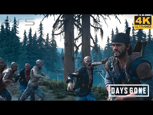 Days Gone Zombie Horde Killer PS5 Gameplay - Amazing 4K Graphics [4K-60fps]