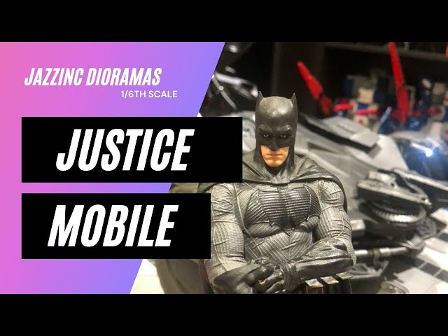 Jazzinc Dioramas 1/6 Scale Justice Mobile (Batman v. Superman Batmobile/Justice League) Review