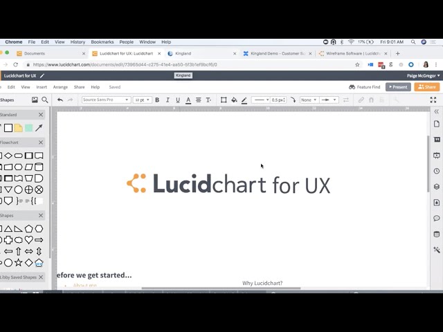Lucidchart for UX/UI