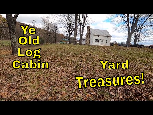 Metal Detecting An Old 1700's Log Cabin By The Ford