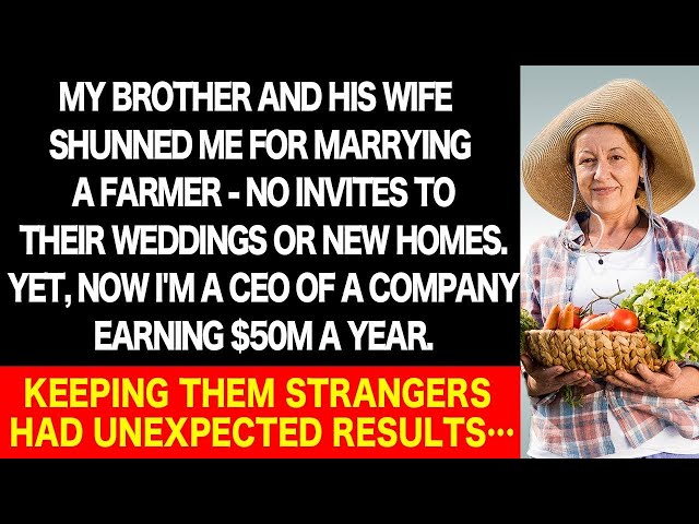 Married a farmer's son and shunned by her brother and sister-in-law, she rose to become a $50M CEO