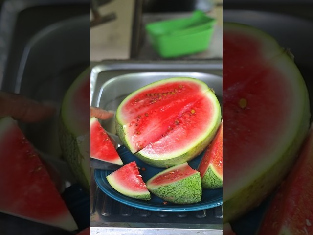 Refreshing Watermelon Bliss in the Aburi Mountains 🍉🌞. #OrganicWatermelon #SummerFruits