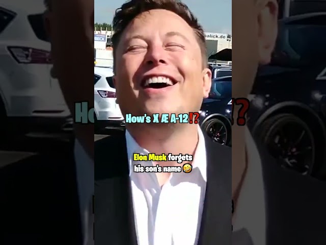 Elon Musk Forgets Son's Name