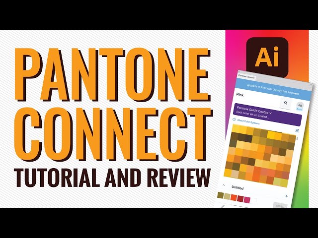 Pantone Connect Tutorial and Review in Adobe Illustrator