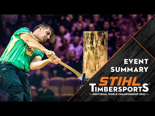 Highlights from the STIHL TIMBERSPORTS® Individual World Championship 2022