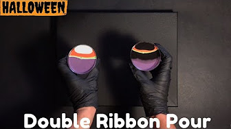 Ribbon Pour Technique - Acrylic Fluid Pour Art