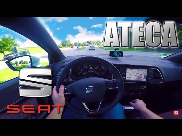 2016 Seat ATECA (150 HP) POV- City Drive ✔