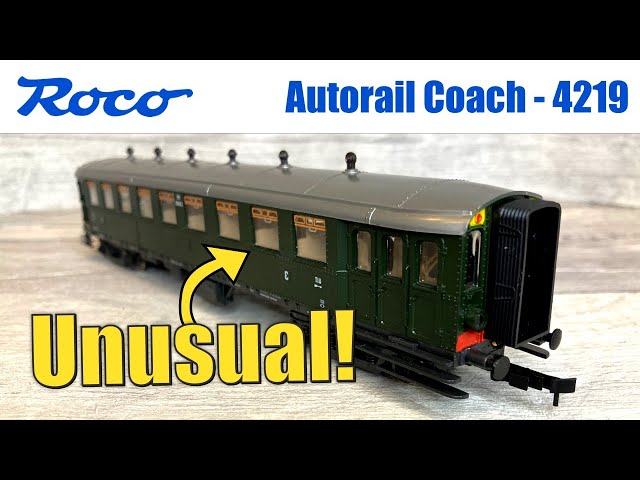 UNUSUAL Dutch NS Railways Autocoach Roco 4219 Secondhand Model Railway Review | HO Scale