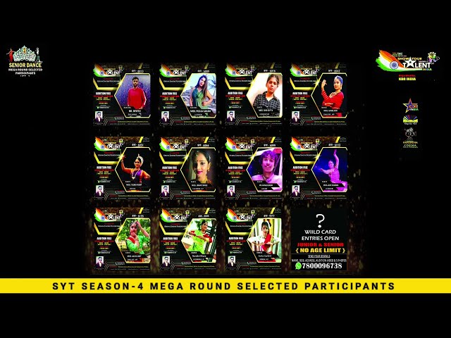 Show Your Talent Season 4 | Mega Round Participants KDR INDIA