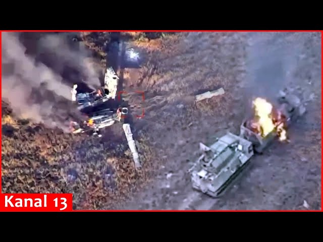 Ukrainian drones blow up Russian Tor air defense system