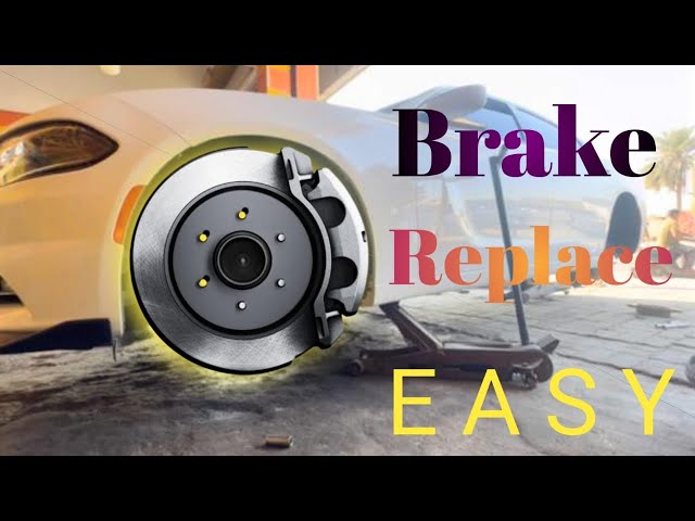 HOW TO REPLACEMENT BRAKE PADS / ROTOR SKIMING ||   dodge charger ||   #makeurcar