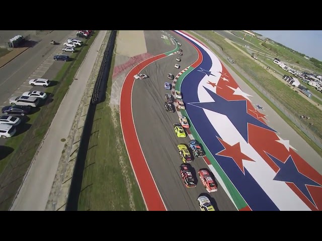 Thrills of NASCAR Circuit of the Americas through the Lens of Beverly Hills Aerials - Drone footage