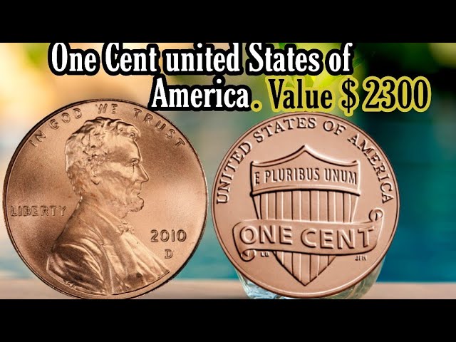 One Cent United States of America 2010 coin value in india,1 cent Lincoln coin price in Pakistan.