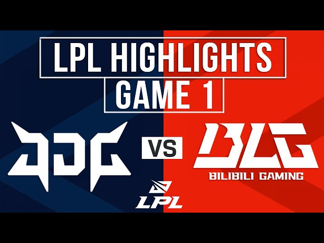 JDG vs BLG Highlights Game 1 | LPL 2024 Spring | JD Gaming vs Bilibili Gaming