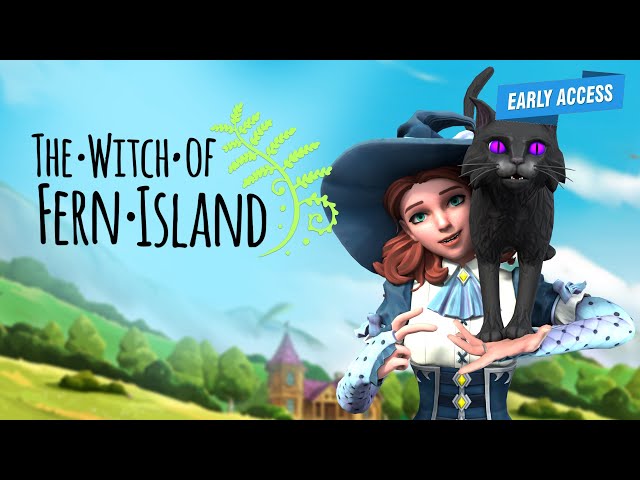 The Witch of Fern Island - Early Access Witch Life Sim - First look gameplay, no commentary
