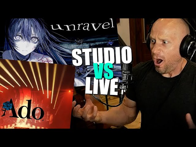 First time reaction & Vocal Analysis【Ado】unravel 歌いました BOTH Studio & LIVE Versions (comparison)