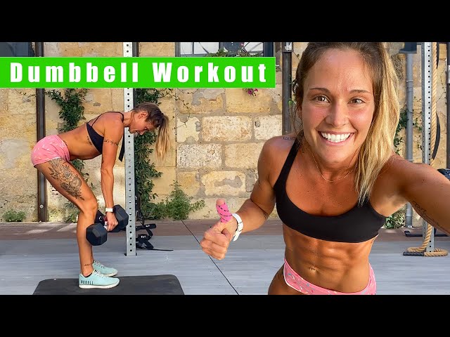 Dumbbell Workout | Full-Body Tabata | Cynthia Balout