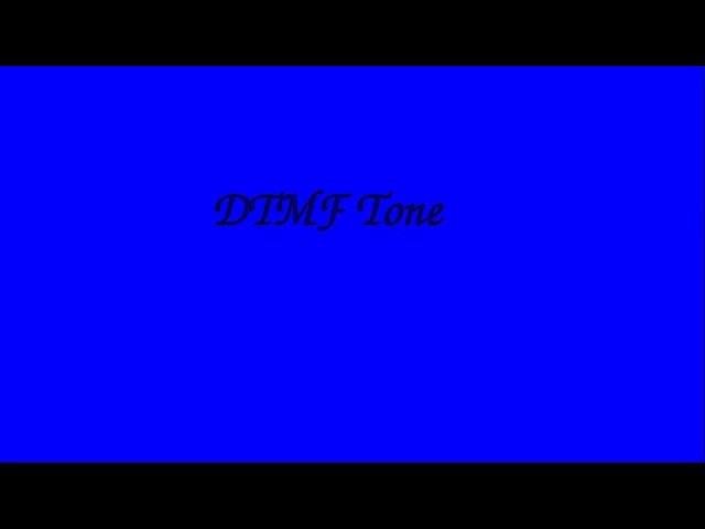 DTMF tone