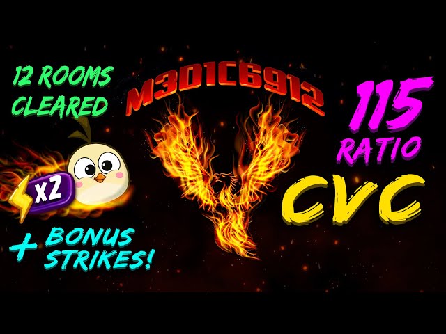 Angry Birds 2 AB2 Clan Battle CvC 06/24/24 - 115 Ratio - No Shuffle - 12 Rooms Cleared