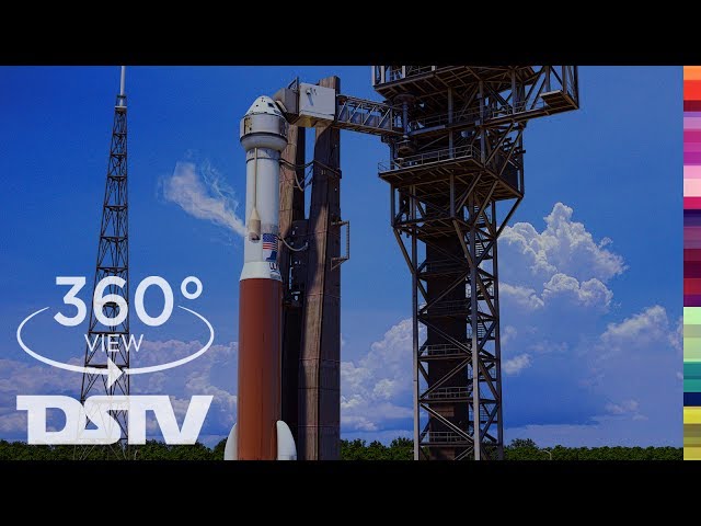 Launching The Atlas-V Starliner Rocket | 360° VR Space Video