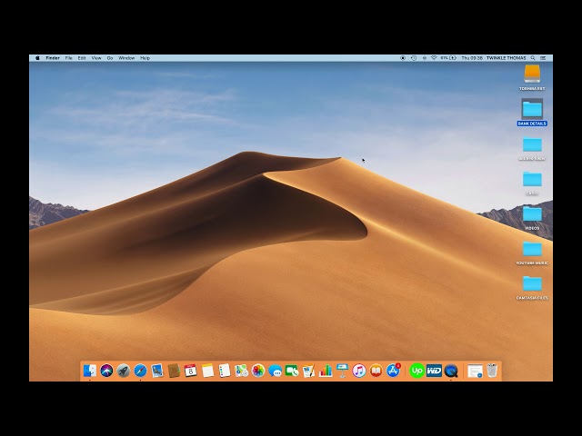 HOW TO CREATE A FOLDER USING KEYBOARD SHORTCUT ON MAC IN MAC OS MOJAVE