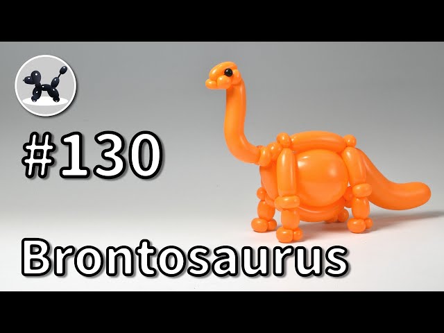Brontosaurus - How to Make Balloon Animals #130