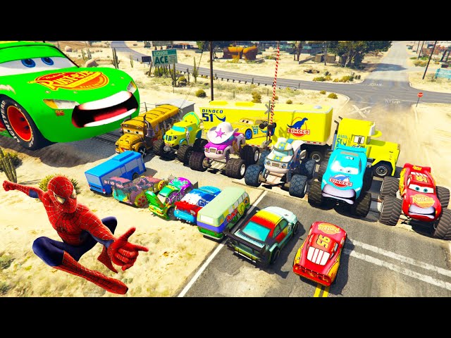 GTA V SPIDERMAN 2 Epic New Stunt Race For Car Racing Challenge by Trevor and Shark #777