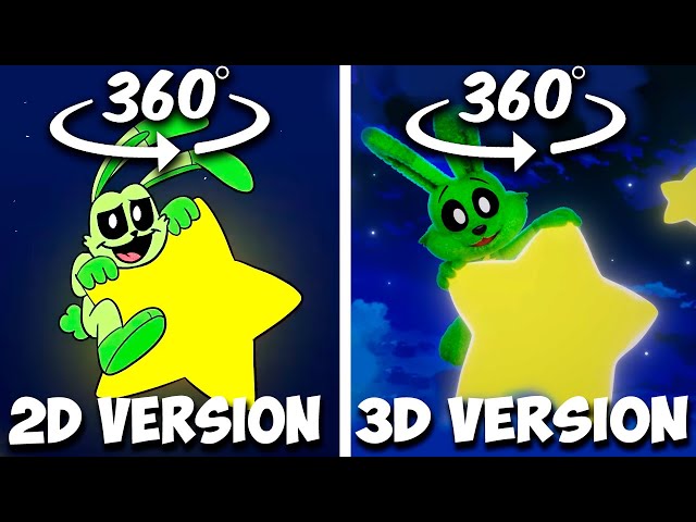 360º VR Smiling Critters cardboard voicelines Original vs Parody