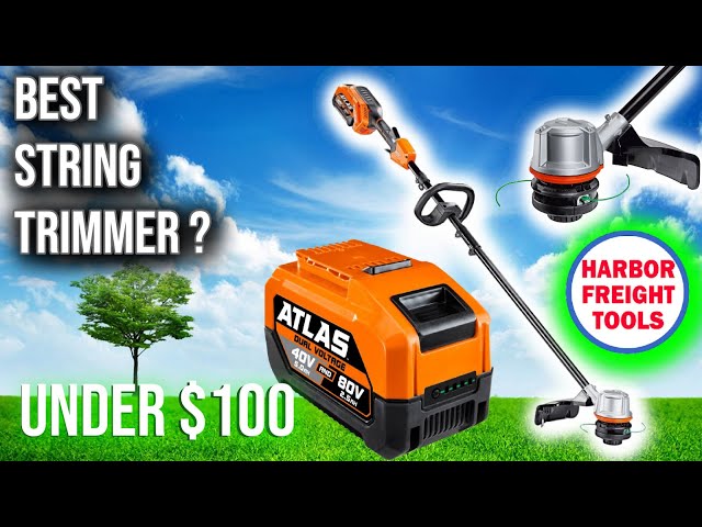 ATLAS 80V STRING TRIMMER FROM HARBOR FREIGHT IS AMAZING 2 years later