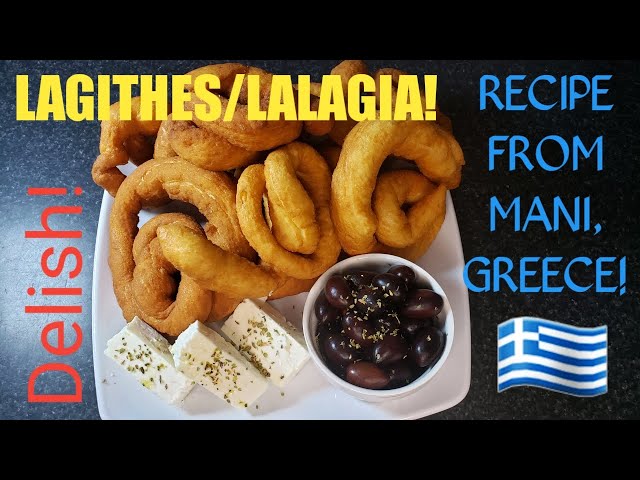 Lagithes/Lalagia (Λαλάγγια) simple recipe from Mani, Greece