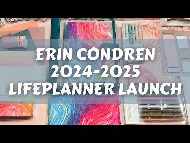 2024-25 ERIN CONDREN LIFEPLANNER LAUNCH! | MY BIGGEST REVIEW OF THE YEAR!