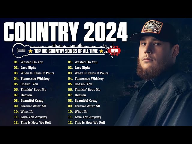 New Country Songs 2024 🎶 Luke Combs, Brett Young, Morgan Wallen, Zach Bryan, Chris Stapleton